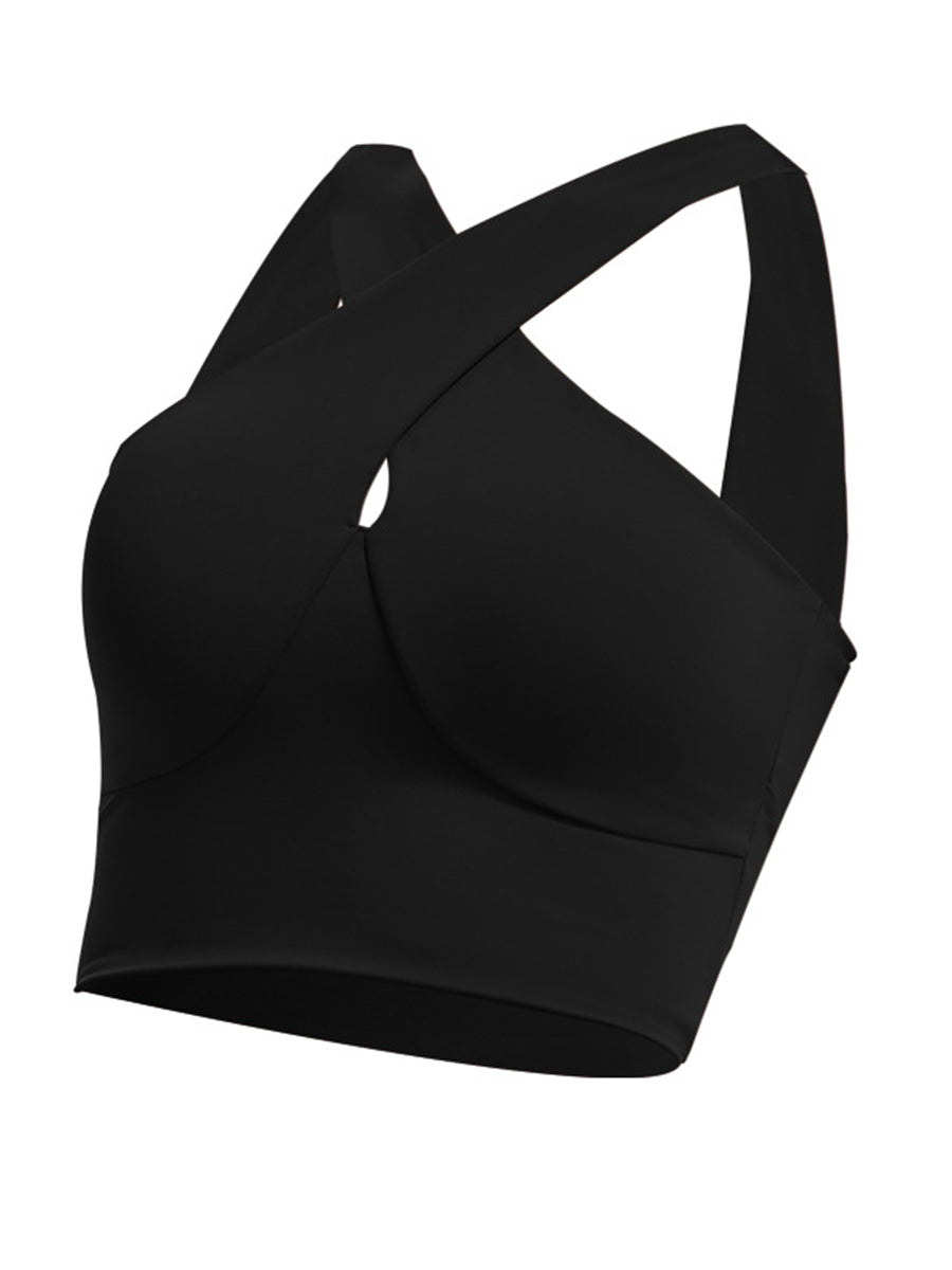 Sports Vest Running Yoga Beauty Back Shockproof Bra