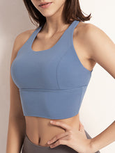 Load image into Gallery viewer, Pure Color Non-steel Ring Shockproof Vest Yoga Bra