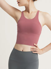 Load image into Gallery viewer, Pure Color Cross Yoga Sports Underwear Bra