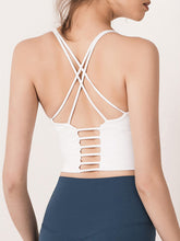 Load image into Gallery viewer, Pure Color Cross Yoga Sports Underwear Bra