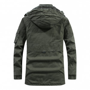 Men'S Hooded Pure Cotton Winter Casual Jacket