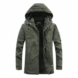 Men'S Hooded Pure Cotton Winter Casual Jacket