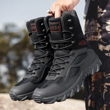 Load image into Gallery viewer, Men'S High-Top Non-Slip Breathable Tactical Boots Wear-Resistant Training Shoes