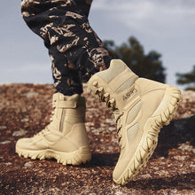Load image into Gallery viewer, Men'S High-Top Non-Slip Breathable Tactical Boots Wear-Resistant Training Shoes