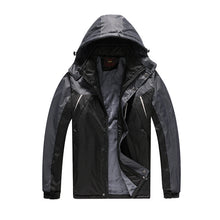 Load image into Gallery viewer, Men&#39;S Detachable Hood And Velvet Padded Outdoor Padded Coat