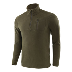 Men'S Spring And Autumn Leisure Outdoor Sports Tactical Fleece Top