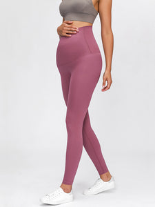 Pure Color Stretch High Waist Wrap Yoga Pants