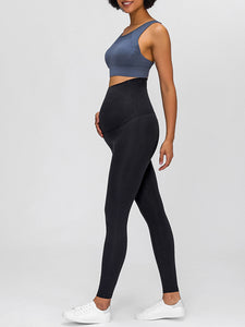 Pure Color Stretch High Waist Wrap Yoga Pants