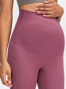 Pure Color Stretch High Waist Wrap Yoga Pants