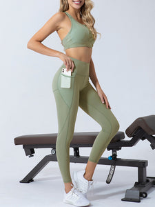 Quick-drying Sports Bra Fitness Yoga Two-piece Suit