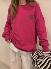 Load image into Gallery viewer, Fashion Casual Long Sleeve Round Neck Loose Sweatshirt