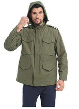 Load image into Gallery viewer, Men&#39;S Autumn And Winter Tactical Waterproof Outdoor Mid-Length Jacket