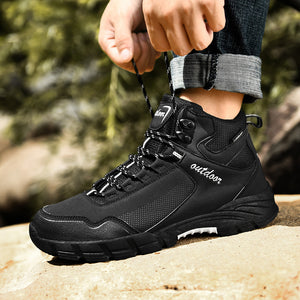 Men'S Warm And Velvet Non-Slip Wear-Resistant Outdoor Sports Snow Boots