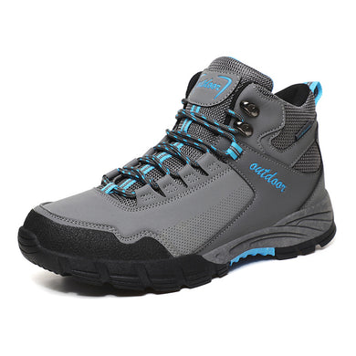 Men'S Warm And Velvet Non-Slip Wear-Resistant Outdoor Sports Snow Boots