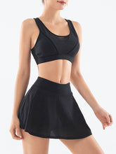 Load image into Gallery viewer, Two-piece Yoga Bra High Waist Hip-lifting Sports Short Skirt