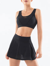 Load image into Gallery viewer, Two-piece Yoga Bra High Waist Hip-lifting Sports Short Skirt