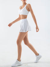 Load image into Gallery viewer, Two-piece Yoga Bra High Waist Hip-lifting Sports Short Skirt