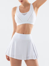 Load image into Gallery viewer, Two-piece Yoga Bra High Waist Hip-lifting Sports Short Skirt