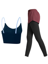 Load image into Gallery viewer, Sports Vest Shockproof Quick-drying Fitness Pants Yoga Two-piece Suit