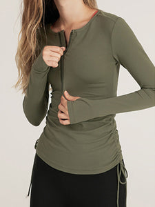 Two-piece Long-sleeved Quick-drying Top Yoga Pants