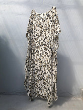 Load image into Gallery viewer, Women Beach Leopard Print Dress Cover-Up with Belt