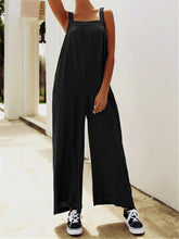 Load image into Gallery viewer, Sling Tube Top Loose Overalls Casual Solid Color Jumpsuit