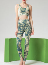 Load image into Gallery viewer, Fashion Tie-dye Sports Fitness Yoga Suit