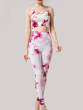 Load image into Gallery viewer, Fashion Casual Tie-dye Printed Yoga Sports Suit