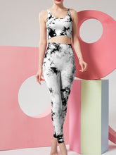 Load image into Gallery viewer, Fashion Casual Tie-dye Printed Yoga Sports Suit