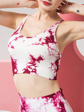 Load image into Gallery viewer, Fashion Casual Tie-dye Printed Yoga Sports Suit