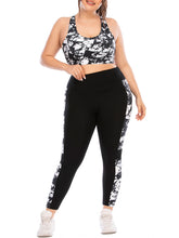 Load image into Gallery viewer, Plus Size Fitness Yoga Sports Suit