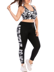 Plus Size Fitness Yoga Sports Suit