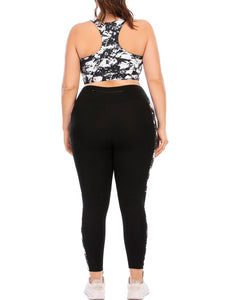 Plus Size Fitness Yoga Sports Suit