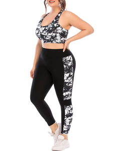 Plus Size Fitness Yoga Sports Suit