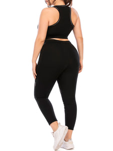 Plus Size Yoga Fitness Sports Suit