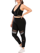 Load image into Gallery viewer, Plus Size Yoga Fitness Sports Suit