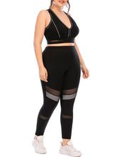 Load image into Gallery viewer, Plus Size Yoga Fitness Sports Suit