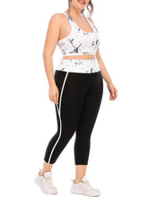 Load image into Gallery viewer, Plus Size Sports Bra Tight Yoga Suit