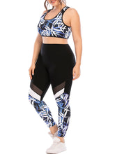 Load image into Gallery viewer, Plus Size Fitness Yoga Bra Sports Suit