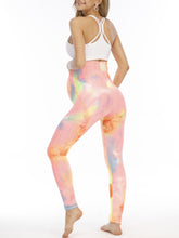 Load image into Gallery viewer, Pregnant Women Tie-dye Sports Belly Lift Yoga Pants