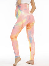 Load image into Gallery viewer, Pregnant Women Tie-dye Sports Belly Lift Yoga Pants