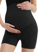 Load image into Gallery viewer, Maternity Sports Short Yoga Pants