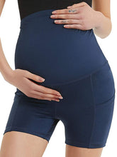 Load image into Gallery viewer, Maternity Sports Short Yoga Pants