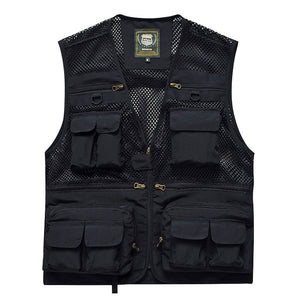 Spring And Summer Outdoor Multi-Pocket Climbing Vest