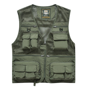 Spring And Summer Outdoor Multi-Pocket Climbing Vest