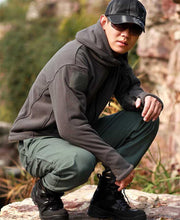 Load image into Gallery viewer, Outdoor Winter Tactical Fleece Double-Sided Windproof Jacket