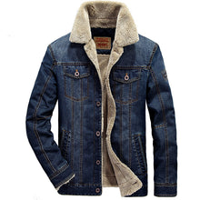 Load image into Gallery viewer, Autumn And Winter Casual Plus Cashmere Denim Jacket