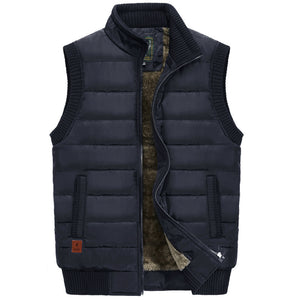 Men'S Velvet Thickened Youth Outdoor Vest