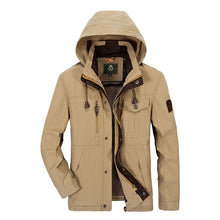 Load image into Gallery viewer, Spring And Autumn Casual Loose Fashion Men&#39;S Hooded Work Jacket