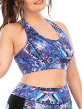 Load image into Gallery viewer, Plus Size Yoga Sports Bra Fitness Suit